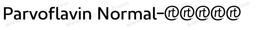 Parvoflavin Normal字体转换